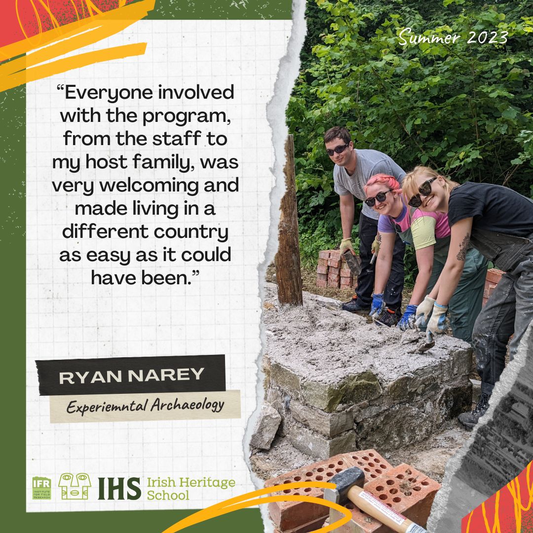 *We've moved! See our new channel: @irisHeritage *

Just 3 Days Left!
Our 'Experimental Archaeology' &amp; 'Monastic Midlands' archaeology field schools close to applicants on the 15th of April!
👉Apply Now: iafs.ie/programs/
#archaeology #fieldschool #anthropology #studyabroad