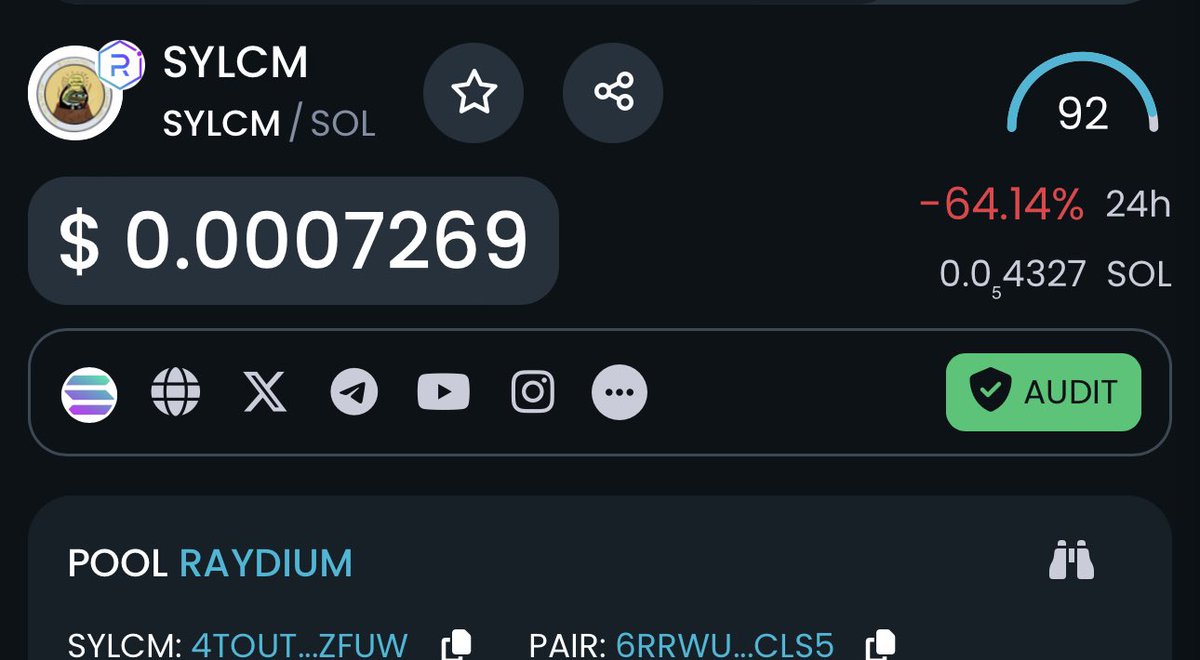 SylcomLight's tweet image. $SYLCM the first Murano Glass Coin by Sylcom Light is live in Dextools C: 

dextools.io/app/en/solana/…