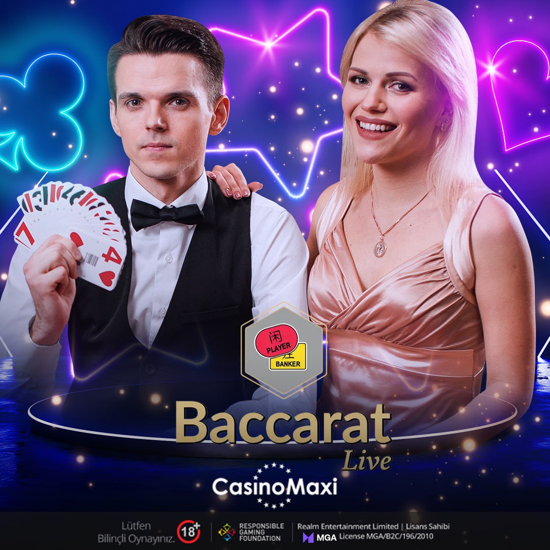 🎲 Baccarat live oyununu Casinomaxi farkıyla dene sende kazan!

💫 Baccarat live ile dev kazançlara Casinomaxi'de ulaşın!!!

Casinomaxi👉 bit.ly/48bzSZN

#canlicasino #baccarat