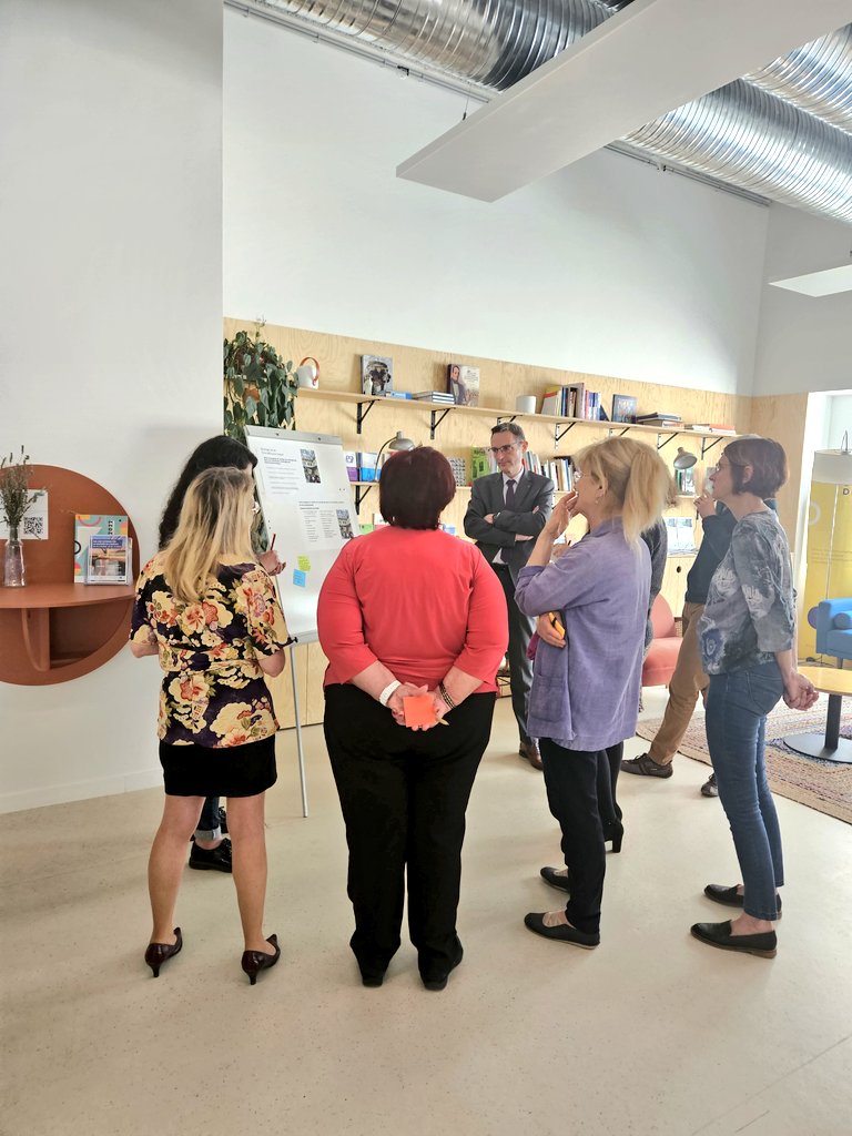 Réunion du Bureau de la <a href="/MDE_Strasbourg/">Maison de l'Emploi</a> au lieu ressource #transfrontalier de #Kaleidoscoop : après un bref diagnostic territorial, échanges autour de notre stratégie 24-26 et des défis à venir. Une séquence participative dynamique et inspirante, merci à toutes et tous !