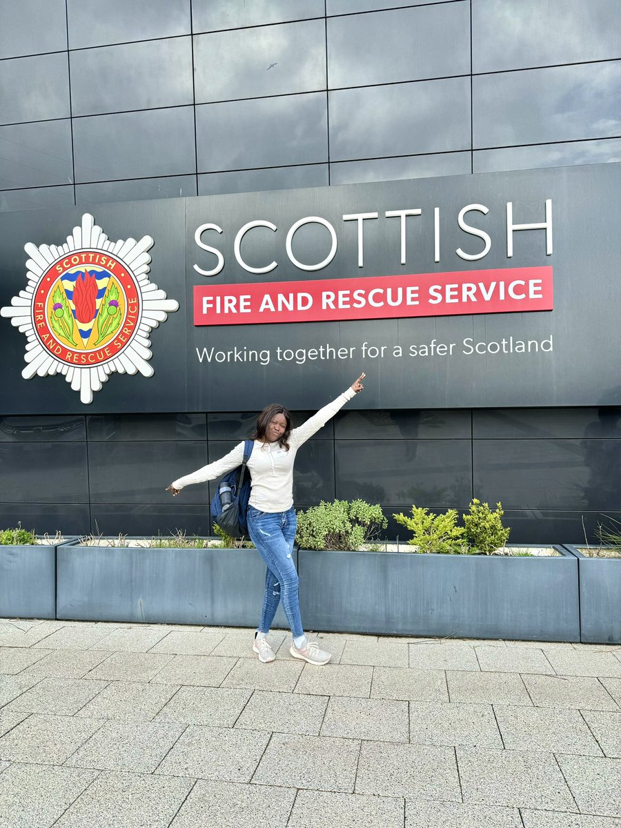 Exploring @fire_scot with my class as #OTStudents was eye-opening 🚒🔥! Seeing disciplines unite for safety and wellbeing. We're not just fostering safety, but empowering independence and wellbeing. Proud to be part of a profession valuing collaboration for holistic care!