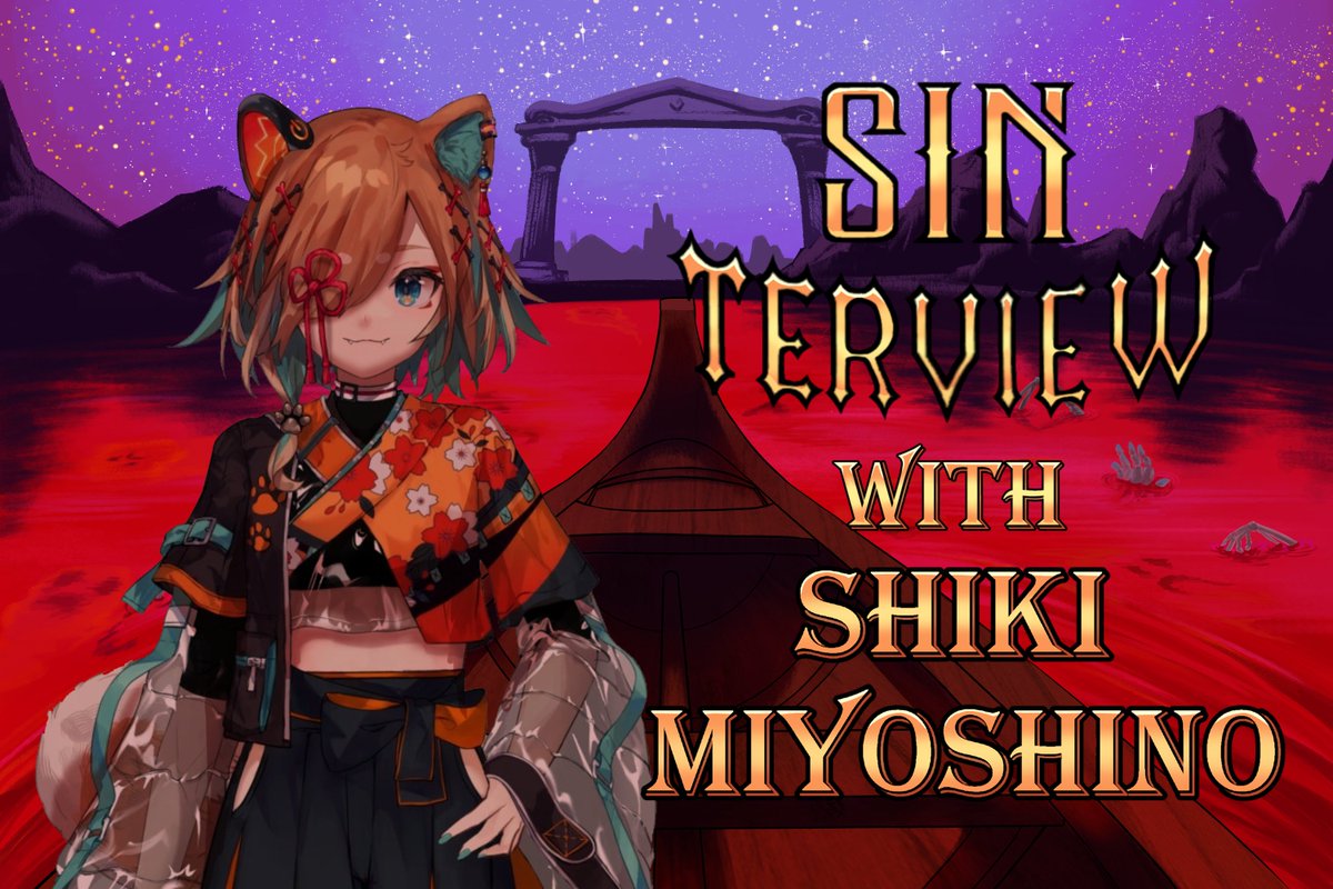 🎉🐶SINTERVIEW🐶🎉 in 2 hours at 2pm EST we ask shiki some burning questions, banter, and give them one of the hardest quizzes of their life happening on Twitch.tv/hadesmythos