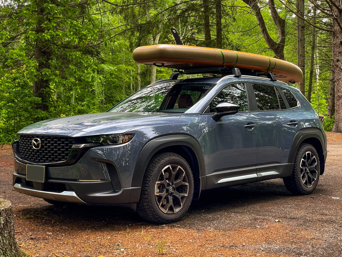 'We can just get in and go with confidence.' ​ Ardent traveler and paddle-boarder Julian Thomas says his #MazdaCX50 has 'made the logistics and planning for adventures so much easier. I’m never worried about whether it can handle the terrain or if it will fit all the gear I