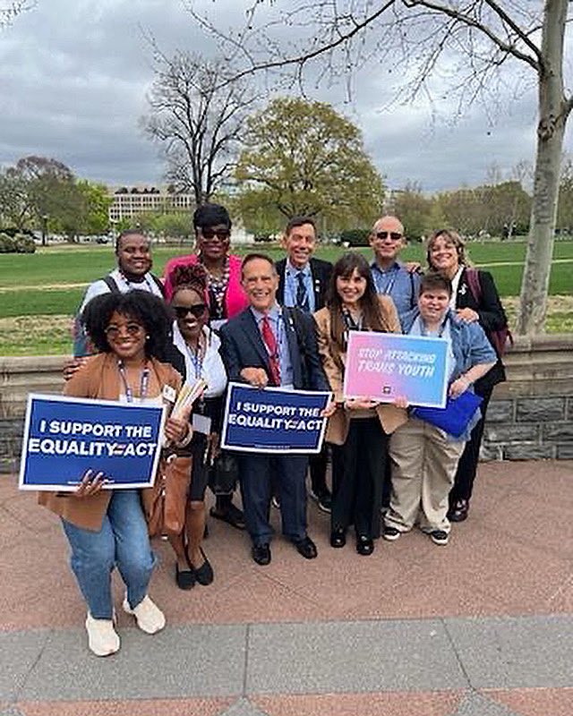 Florida HRC members on Capitol Hill to lobby Congress for equality! #HRCORLANDO #WashingtonDC #SayTrans #SayGay