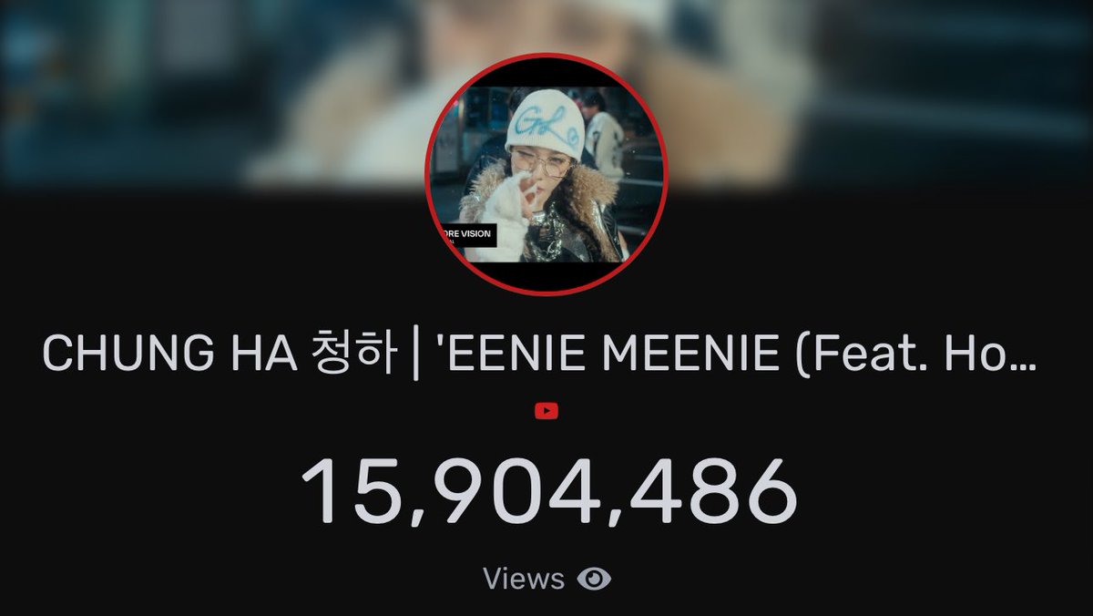 ➺ 'Eenie Meenie' Official MV by @CH_CHUN9HA featuring #HONGJOONG has reached 15.9M views ✨💛 —👽— #CHUNGHAxHONGJOONG #에이티즈 #ATEEZ @ATEEZofficial #CHUNGHA #청하