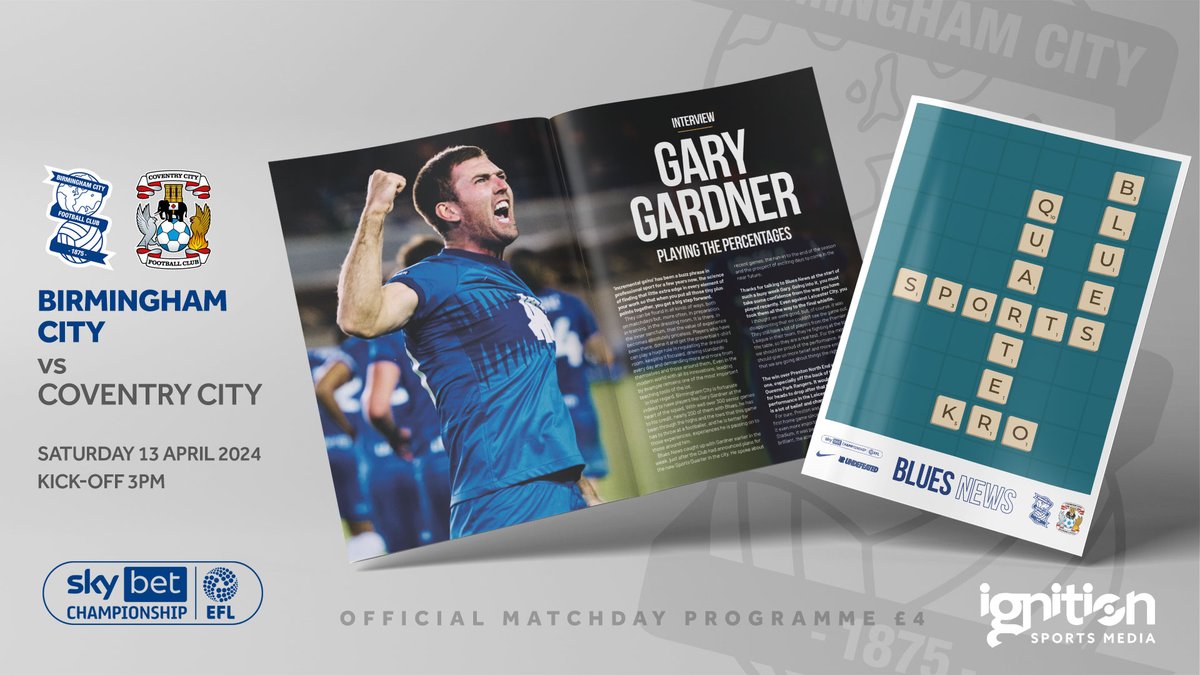 West Midlands rivals Birmingham City and Coventry City are desperate for points at opposite ends of the Championship table this Saturday in a ‘must win’ fixture. Reserve your copy of ‘Blues News’ for £4 from producers ISM at ignitionsportsmedia.com/products/birmi… @BCFC @Coventry_City @EFL