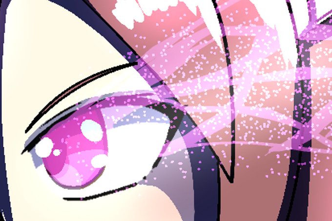 「特写 ピンクの目」のTwitter画像/イラスト(新着)