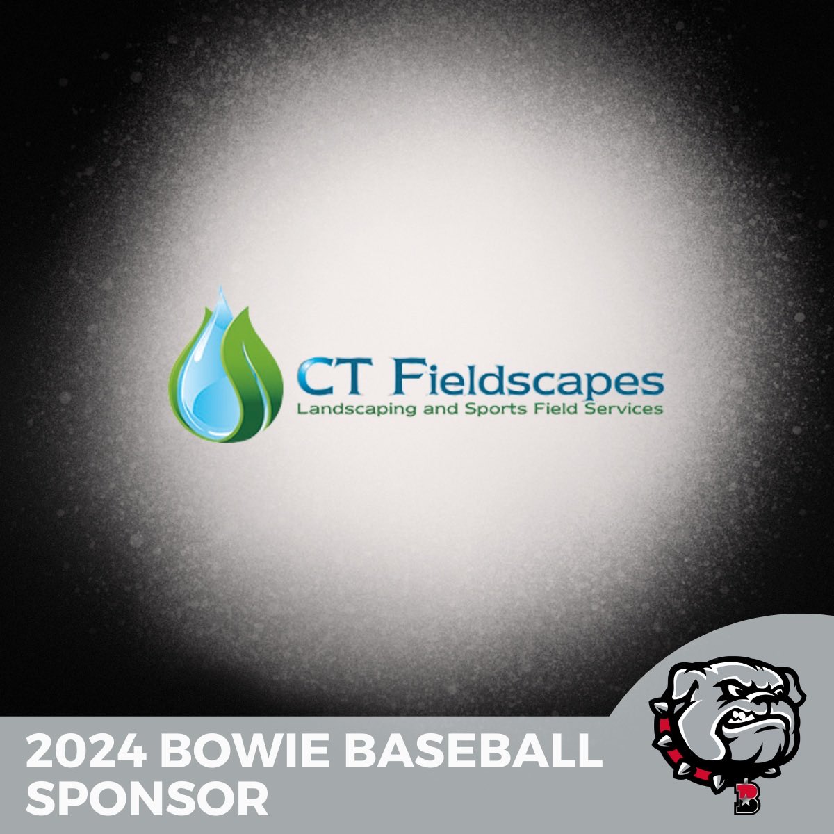 Thank you to our sponsor: CT Fieldscapes for their supportive Bowie baseball!