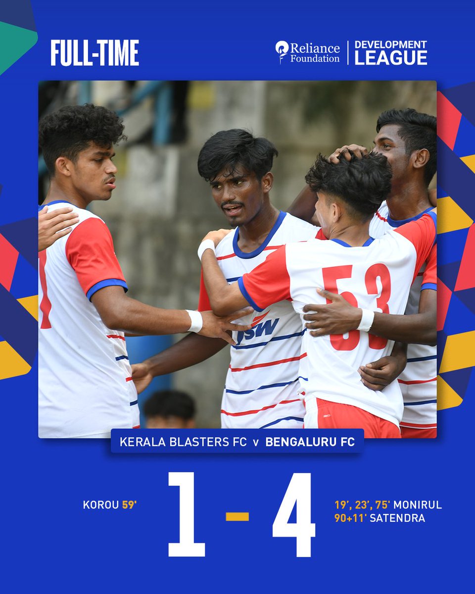 A W for our Blue Colts in Mumbai. ⚡️ #WeAreBFC #KBFCvBFC #RFDL #YouthDevelopment