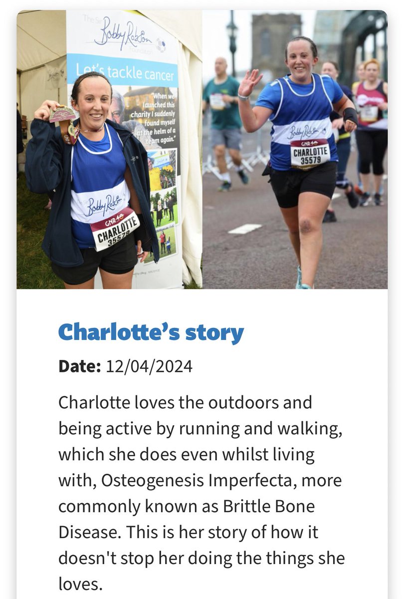 Thank you @GeneticAll_UK for the brilliant opportunity to share my story about living with a rare disease 🙌🏻 Blog post published today! ⬇️ geneticalliance.org.uk/news/charlotte… #awareness #raredisease #osteogenesisimperfecta