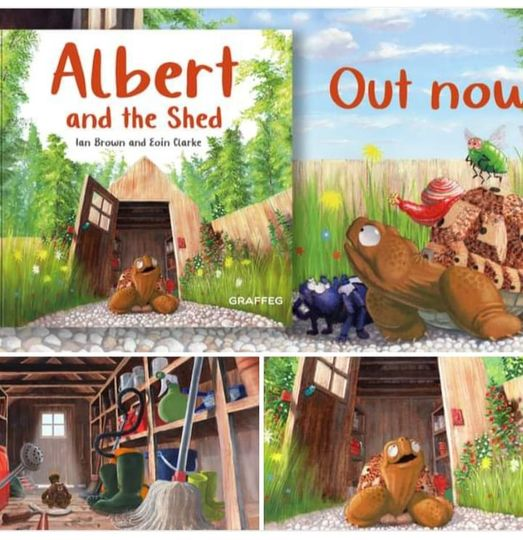 Albert gets locked in a #shed. His #garden #friends launch a #chaotic #rescue #mission. See for yourself in #ALBERTthetortoise #picturebook ALBERT AND THE SHED #AvailableNow with five more ALBERT #picturebooks, #BoardBook and #ActivityBook Alberttortoise.com
#bookseries