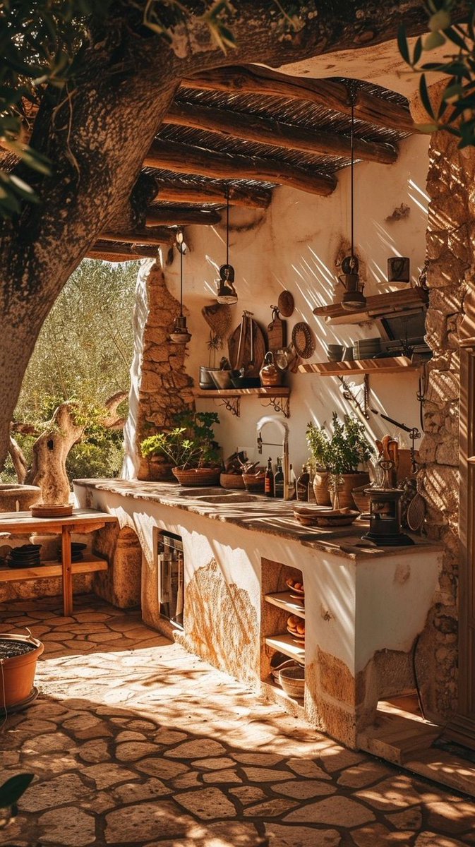 Natural kitchen🌳🪵