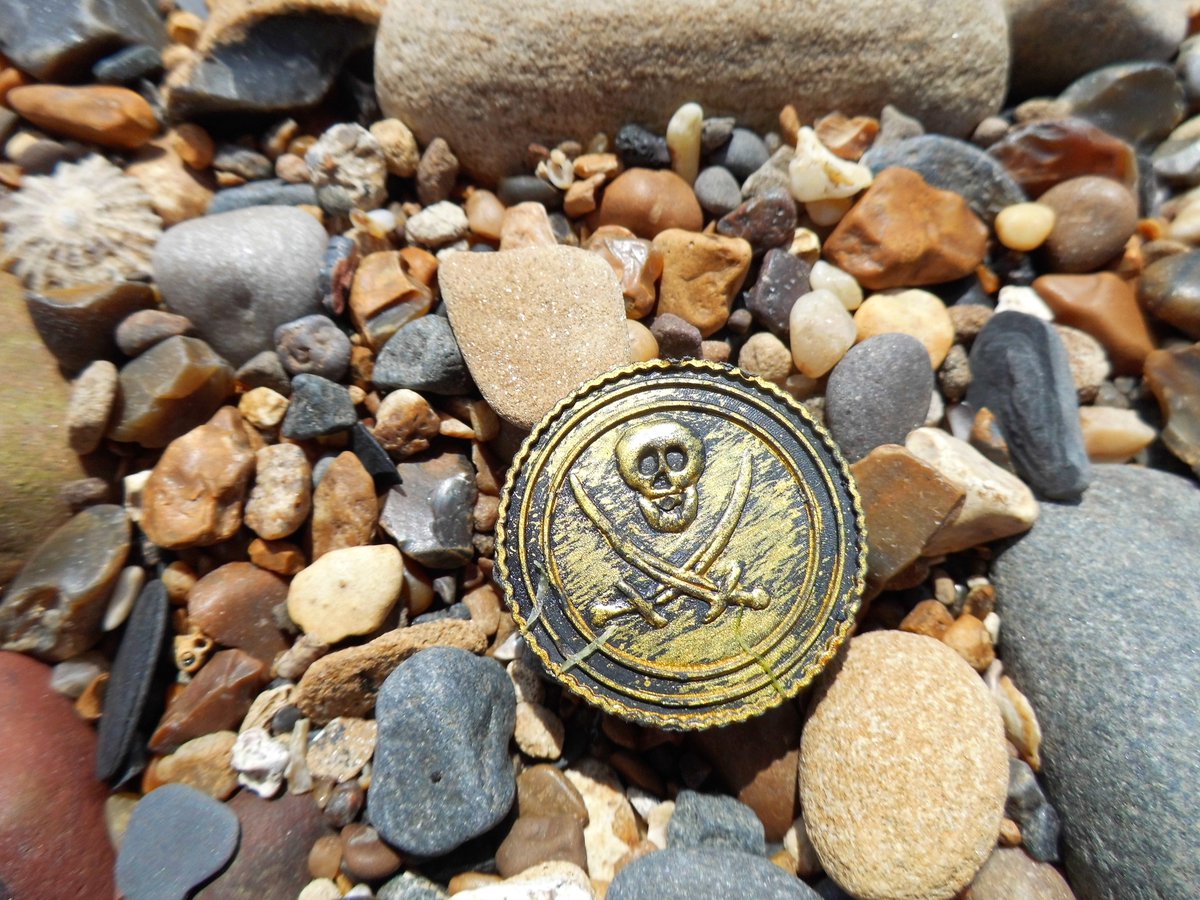 From the Archives: Pirate Gold! Arrr!! #pirates #curiosities #Seaside #cullercoats #northtyneside #oceanplastics