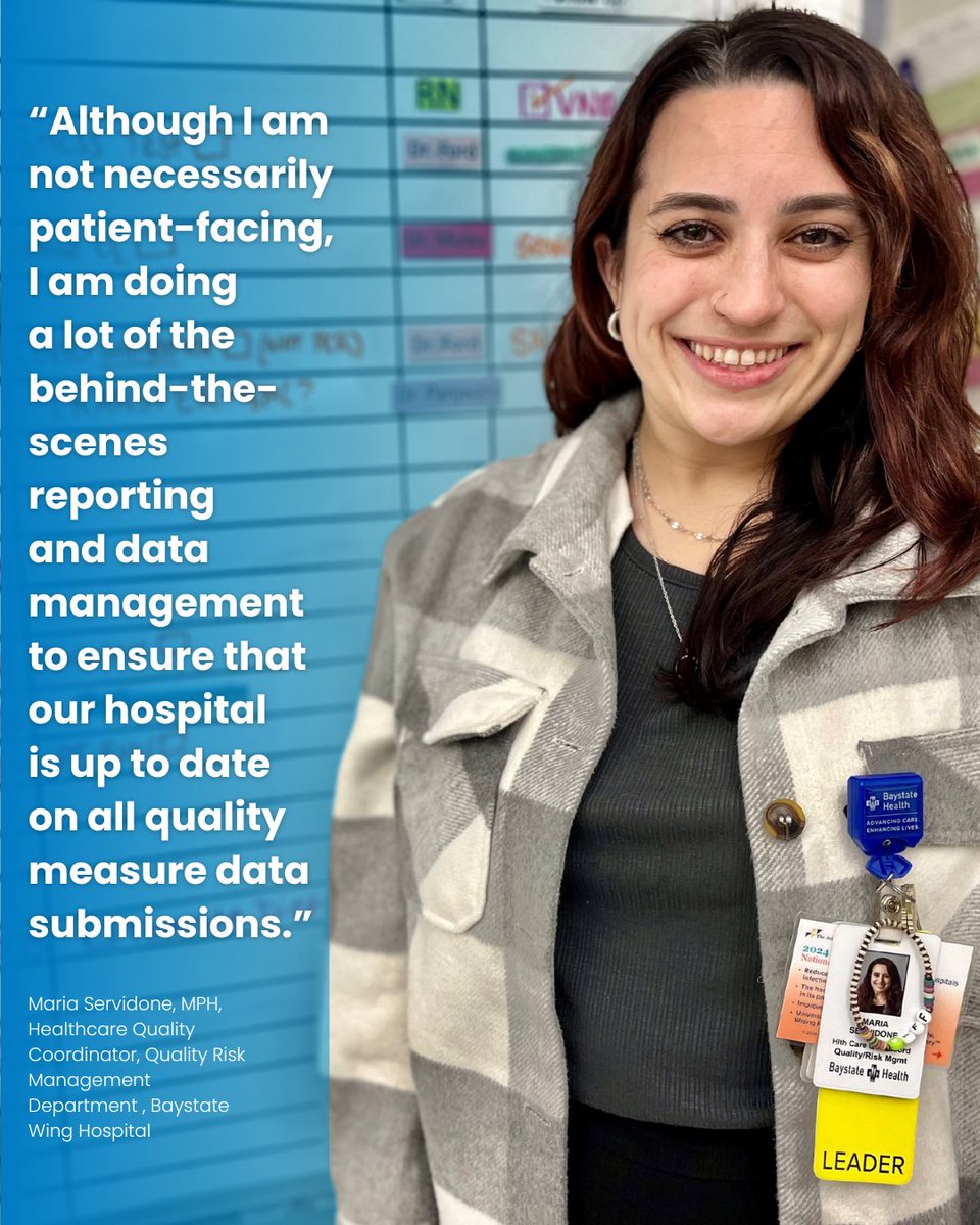 'I'm passionate about anything related to statistics, data visualization, and tackling a complex data set to make it more manageable and understandable to the everyday person.' BaystateHealthJobs.com #MyBaystateStory #HealthCareersMA