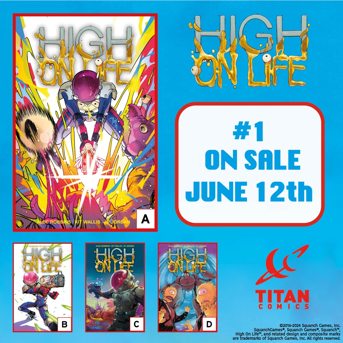 New to buying comics and don't know how to order HIGH ON LIFE #1? Don't panic! We have you covered. Check out this handy guide on how to order your copy here: titan-comics.com/news/pre-order…