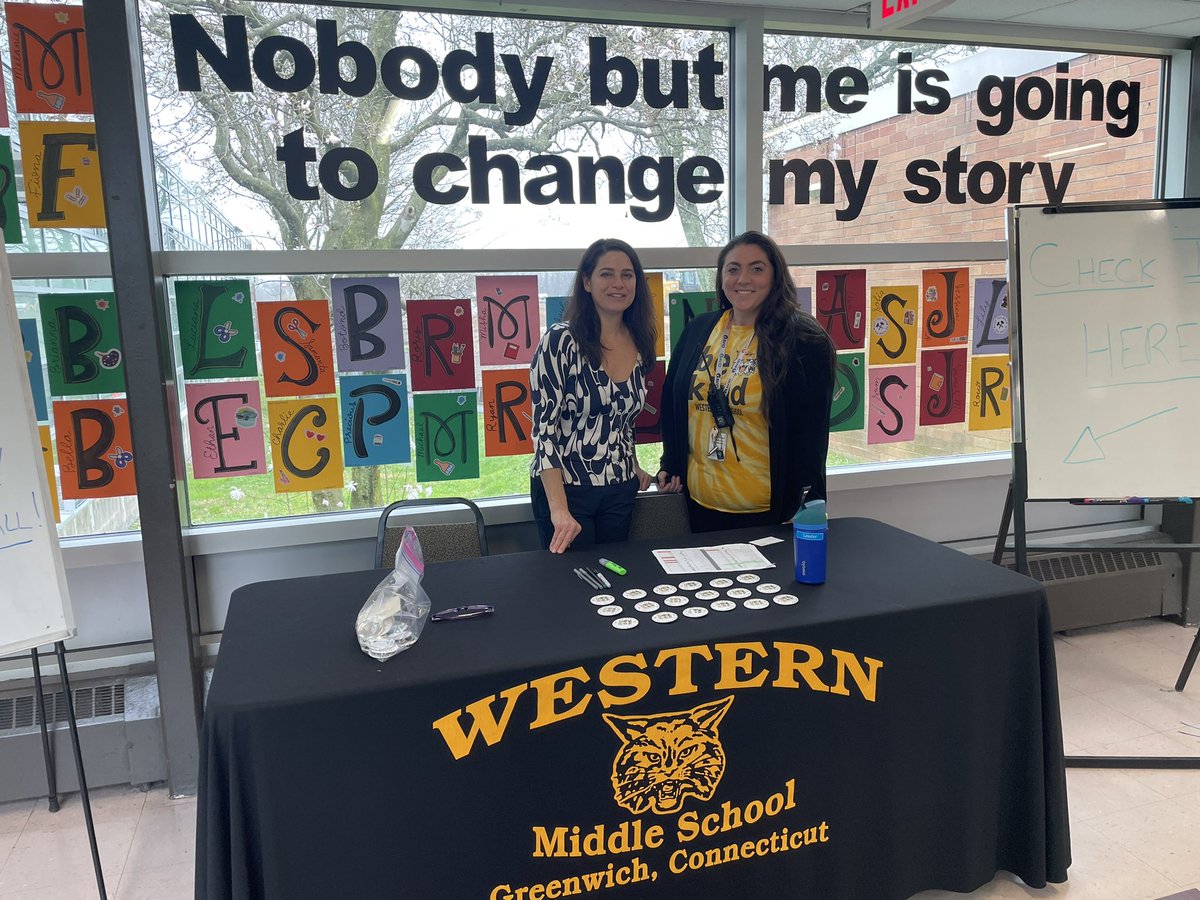 PTA Curriculum Enrichment Chair Ms. Donna Rosato and WMS Assistant Principal Ms. Erin Montague thank all of our guests for their time and treasure.