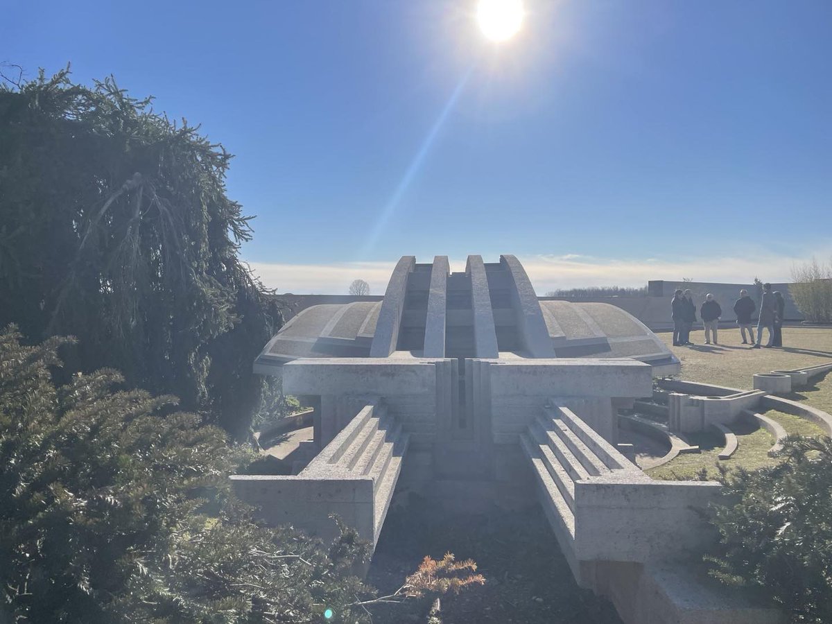 Dune Part Two BTS photo of The Brion Tomb taken by Patrice Vermette. #DuneMovie