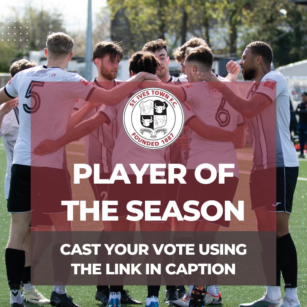 PLAYER OF THE SEASON VOTE! 🗳️ Cast your vote for your player of the season using the link below! 👇 us18.list-manage.com/survey?u=a1dd3… For those that aren't able to use the above link, there will be paper slips available in the office at the Stourbridge and Alvechurch games.