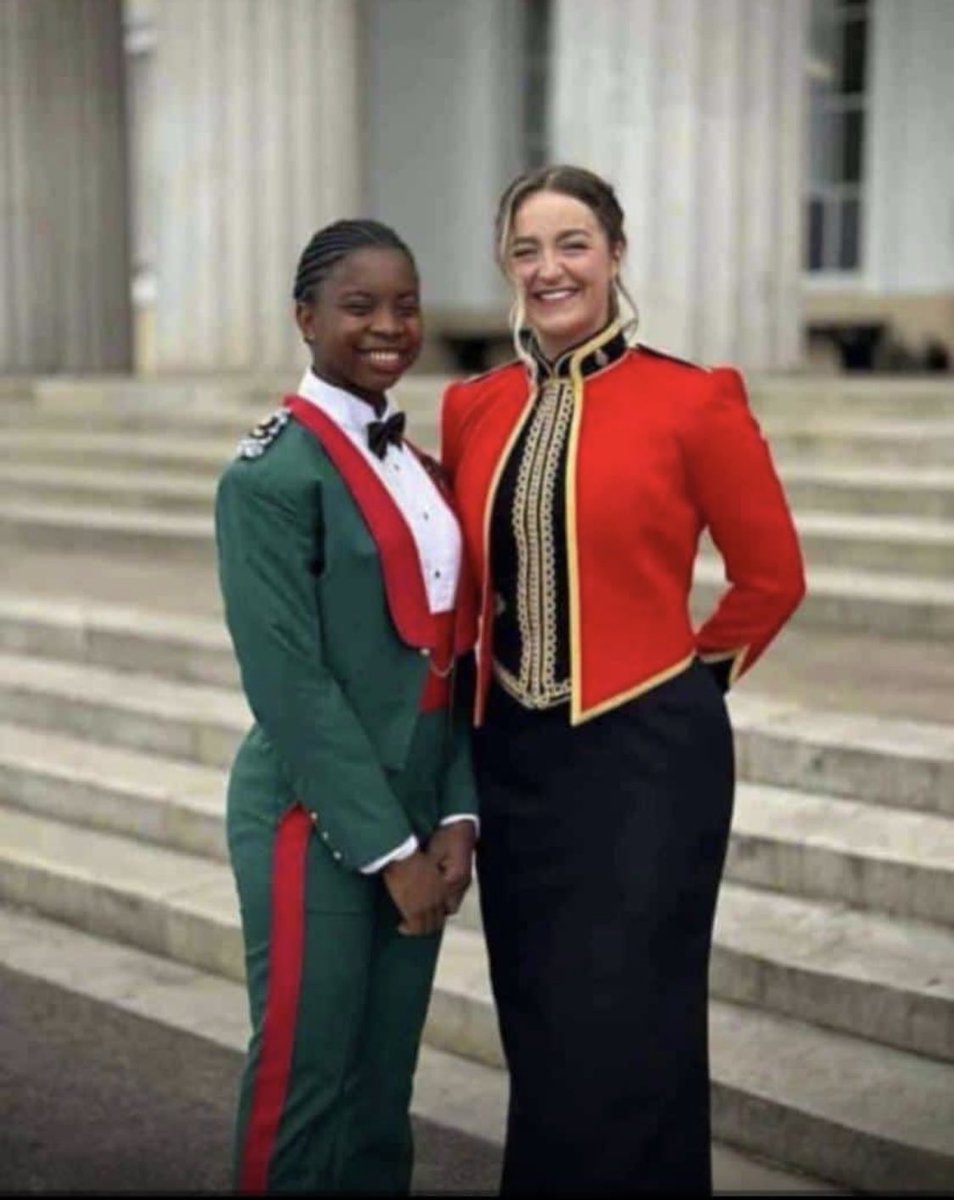HISTORY: First female officer cadet to pass out from the Royal Military Academy Sandhurst, United Kingdom. 
Congratulations 🎉 🇳🇬✊