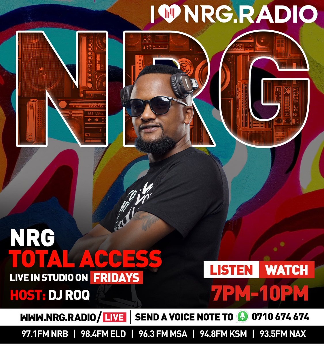 Faaaammm catch DjROQ live on #NRGTotalAccess tonight #NRGRadioKenya