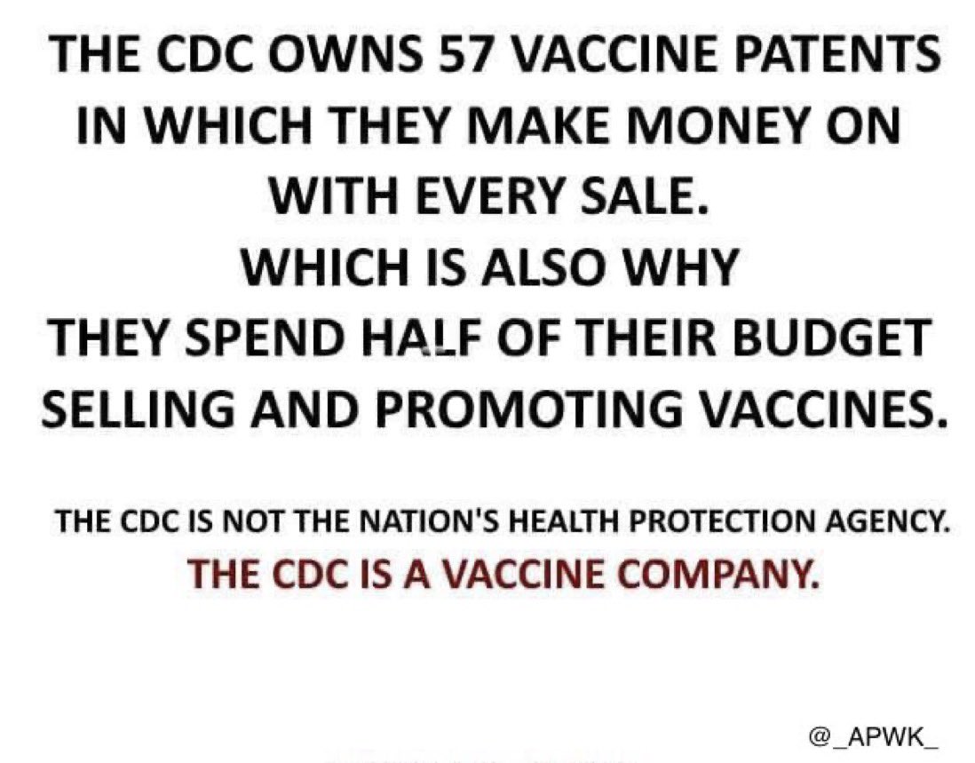 CDC is not a public health agency. It’s a vaccine company.