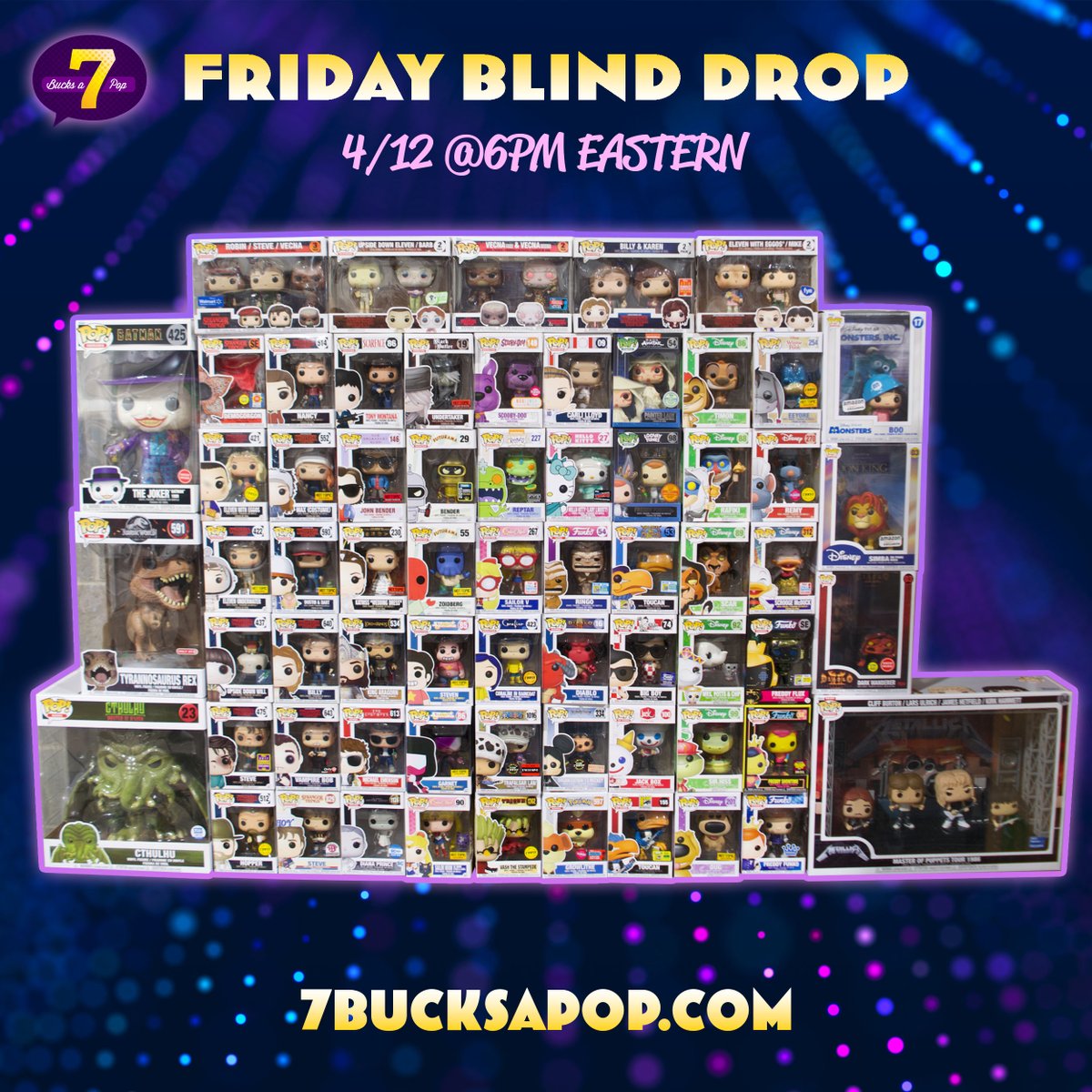 It's time for that FUN Friday reveal time! How did everyone do?

Don't forget about our Pokémon #7BAPSignatureSeries dropping Saturday!
#7BucksAPop #7BAP #Funko