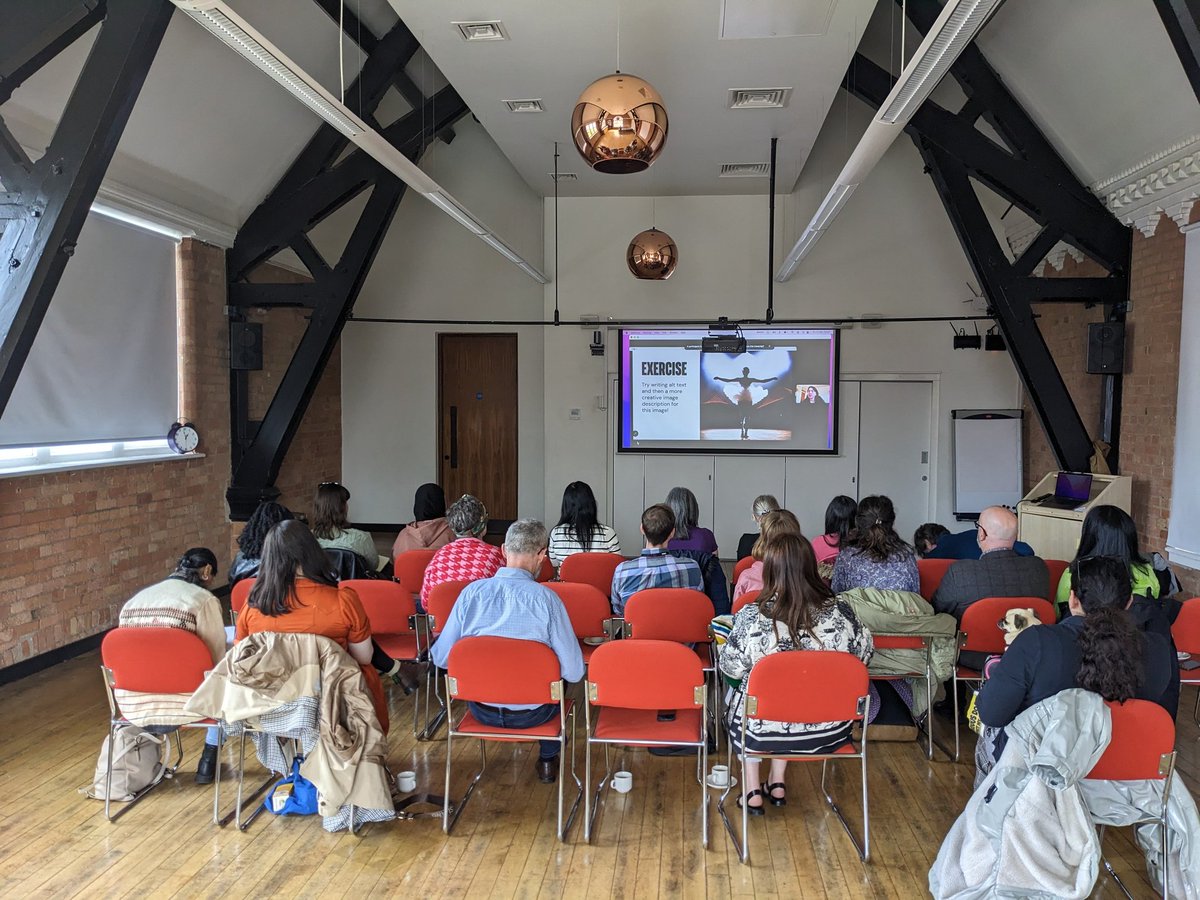 Today's Creative Marketing Network meeting brought us to @KRIIICentre with a fantastic presentation from @weareunltd about accessibility in arts marketing and more insights into the story of Richard III - thanks so much to everyone involved!

#CreativeMarketingNetwork