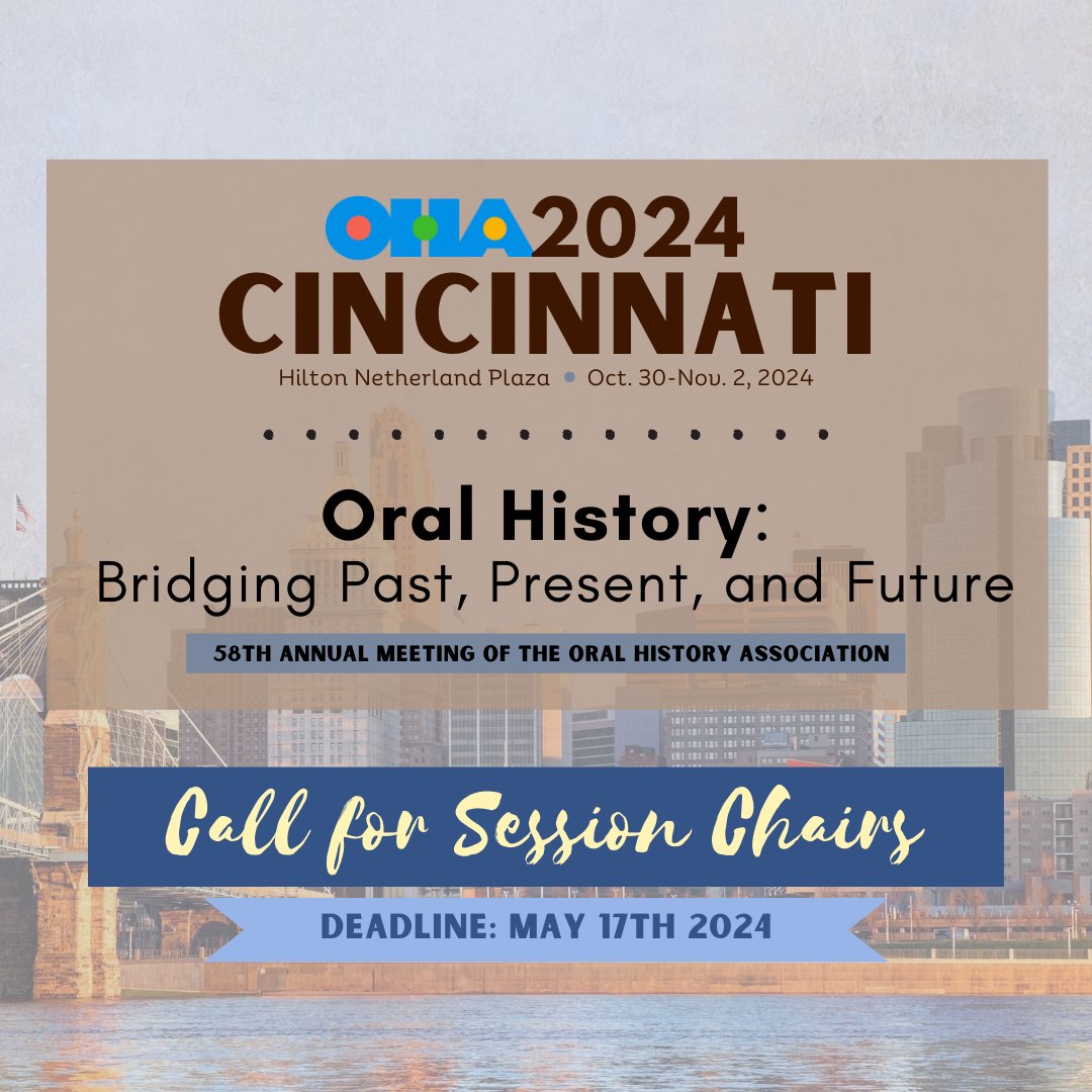 Oral History Association tweet media