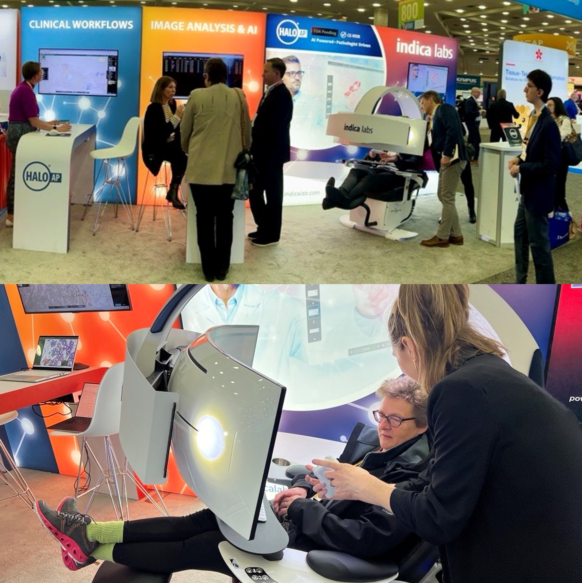 #USCAP2024 flew by, loaded with exciting conversations & demonstrations! We appreciate everyone who dropped by to discuss pathology workflows, challenges, & how our HALO platforms can advance their tissue analysis. We're already excited for next year!

#digitalpathology #pathx