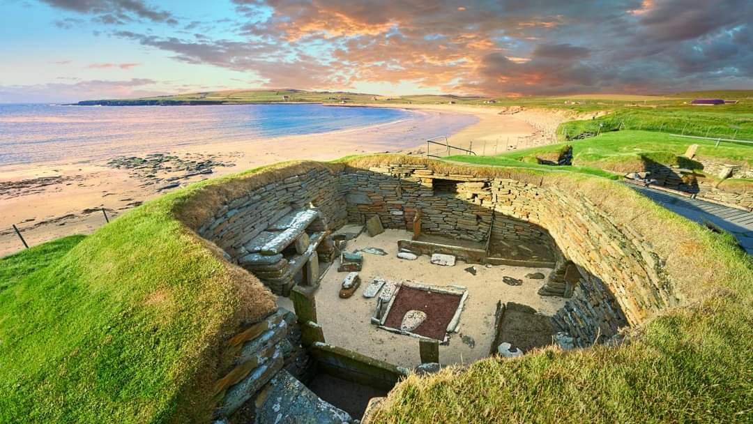 On the principal Orkney island, some 30 miles from the north coast of mainland Scotland, sits the best-preserved Neolithic settlement in Western Europe. 

From 3000-2400 BC, long before Stonehenge or even the Egyptian pyramids, Skara Brae was a thriving village, full of farmers,…