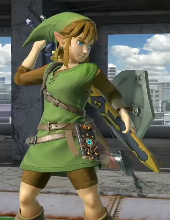 i really miss TP link in smash tbh kinda wish we had a much better classic tunic look in ultimate too cause ngl im not rly a fan of the tunic of the wild