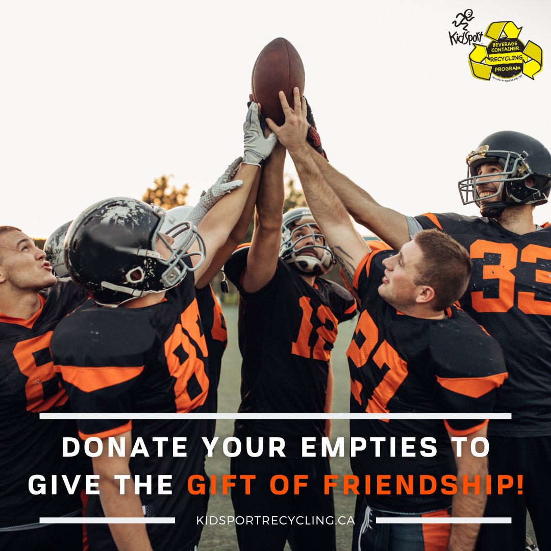 Spring football is here! Text 403-680-8776 to schedule your first pick-up ♻️

We collect empties curbside (for free) and donate proceeds to @KidSportCalgary to support their goal of breaking down financial barriers for families in #YYC and area.

#SoALLKidsCanPlay #FutureAthletes