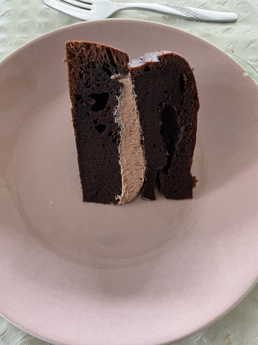@Wrightsbaking Made one of the chocolate fudge cakes for my Dad’s 78th birthday…baked whole then split & filled with chocolate buttercream. Didn’t decorate because he wanted to save on the sugar (we are trying to be healthier!). So yummy. 😋