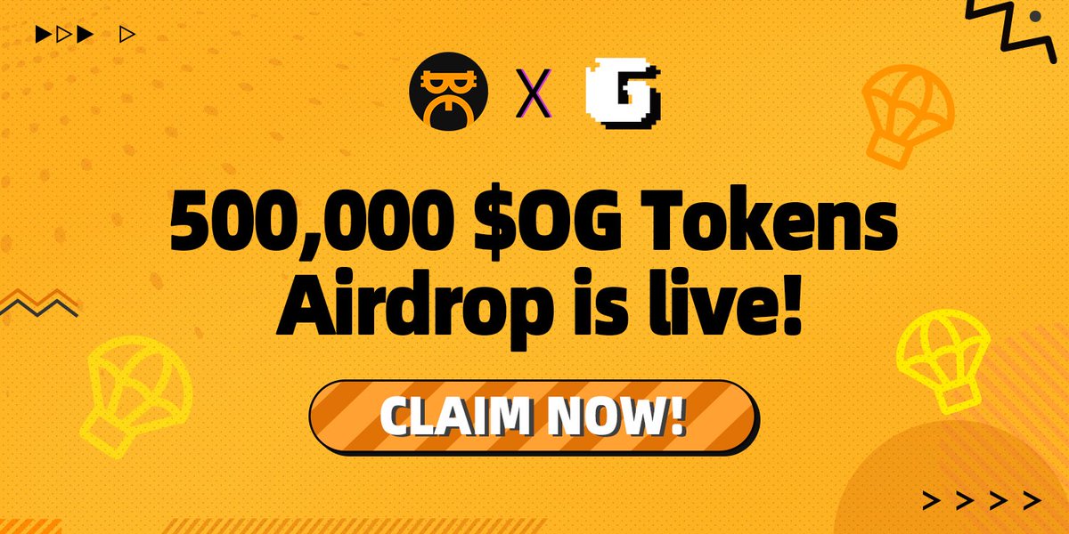 #OG Airdrop 🎉 Start claiming the 500K $OG Tokens Airdrop on the Satoshi App. 🔗 btcs.fan/invite/5c8kd 📍Download the app 📍Create account 📍Start claiming 🗓️ Ends on: May 8, 2024 @glyph_exchange CONFIRMED AIRDROP ✅ Join Us On Telegram 🤑 linktr.ee/airdrop_academy