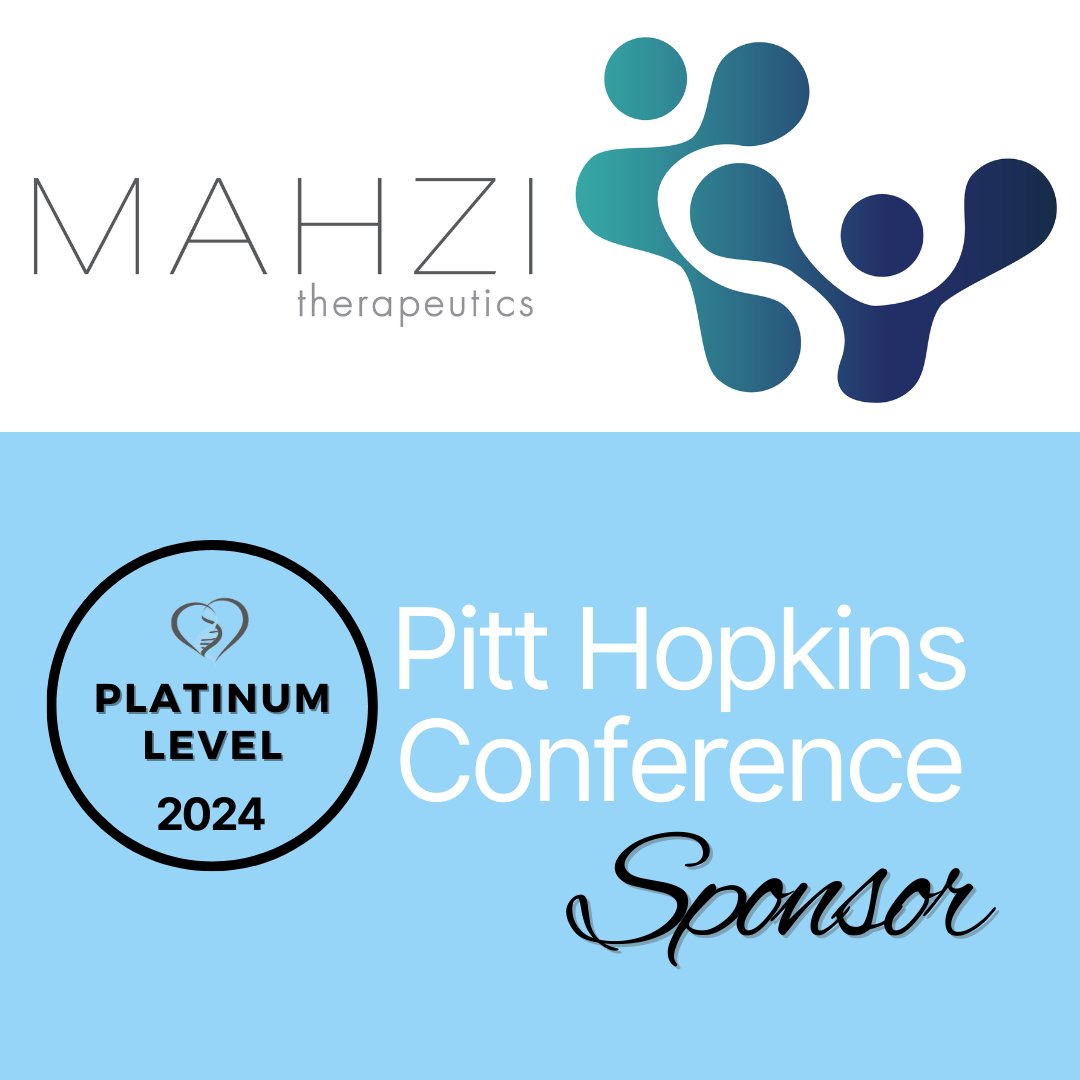 ✨A HUGE shoutout & thank you to #Mahzi Therapeutics for being a platinum sponsor for our 2024 #PittHopkins Conference! Mahzi has been a fierce fighter in moving Pitt Hopkins research forward! To find out more about Mahzi, check out their website: mahzi.com