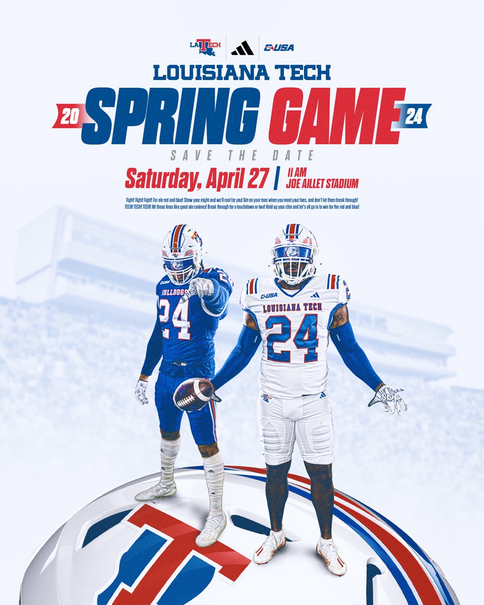 🚨 Save the Date 🚨

Our Spring Game is set for April 27th

🗞️ bit.ly/4cS1Qg5
