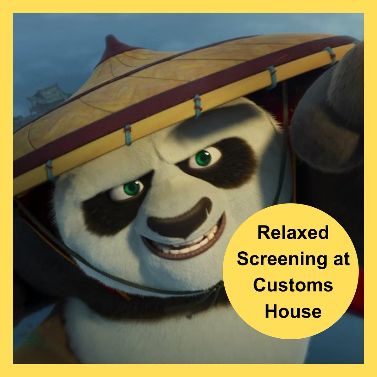 📽️ Relaxed Screening: Kung Fu Panda 4 (PG) 🗓️ Saturday 13th April at 2pm. 🎟️ Tickets: customshouse.co.uk/cinema/kung-fu… ℹ️ More info: beaconfilms.org.uk/relaxedcinema @thecustomshouse