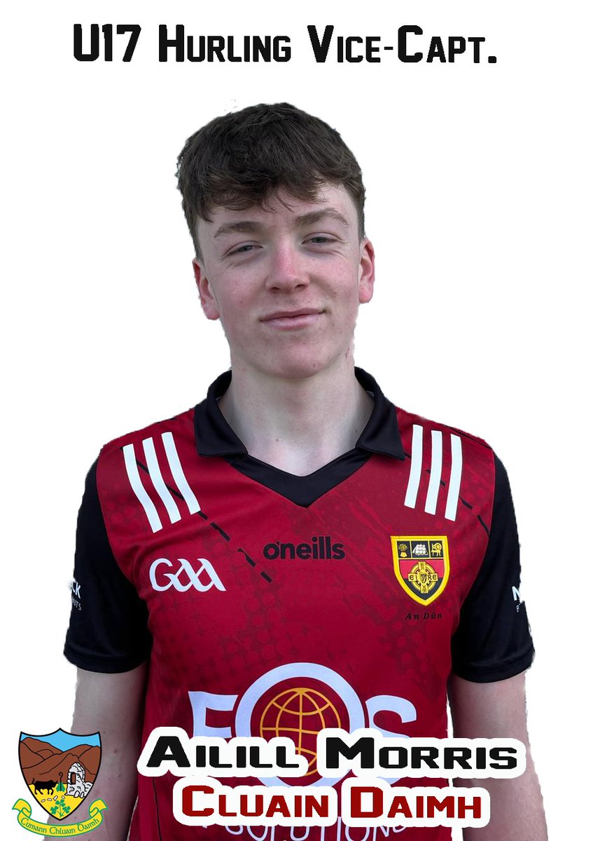🔴Meet the Captains⚫️ 
Our U17 Hurlers start their #CelticChallenge competition against @OfficialWexGAA on Saturday and will be led by:

Capt. – Cian Clarke @BallygalgetGAC

Vice Capt. – Ailill Morris @ClonduffGAC

📍 Abbotstown
🕒 3pm.
Best of luck, lads.⚾️🔴⚫️
#ElectricIreland