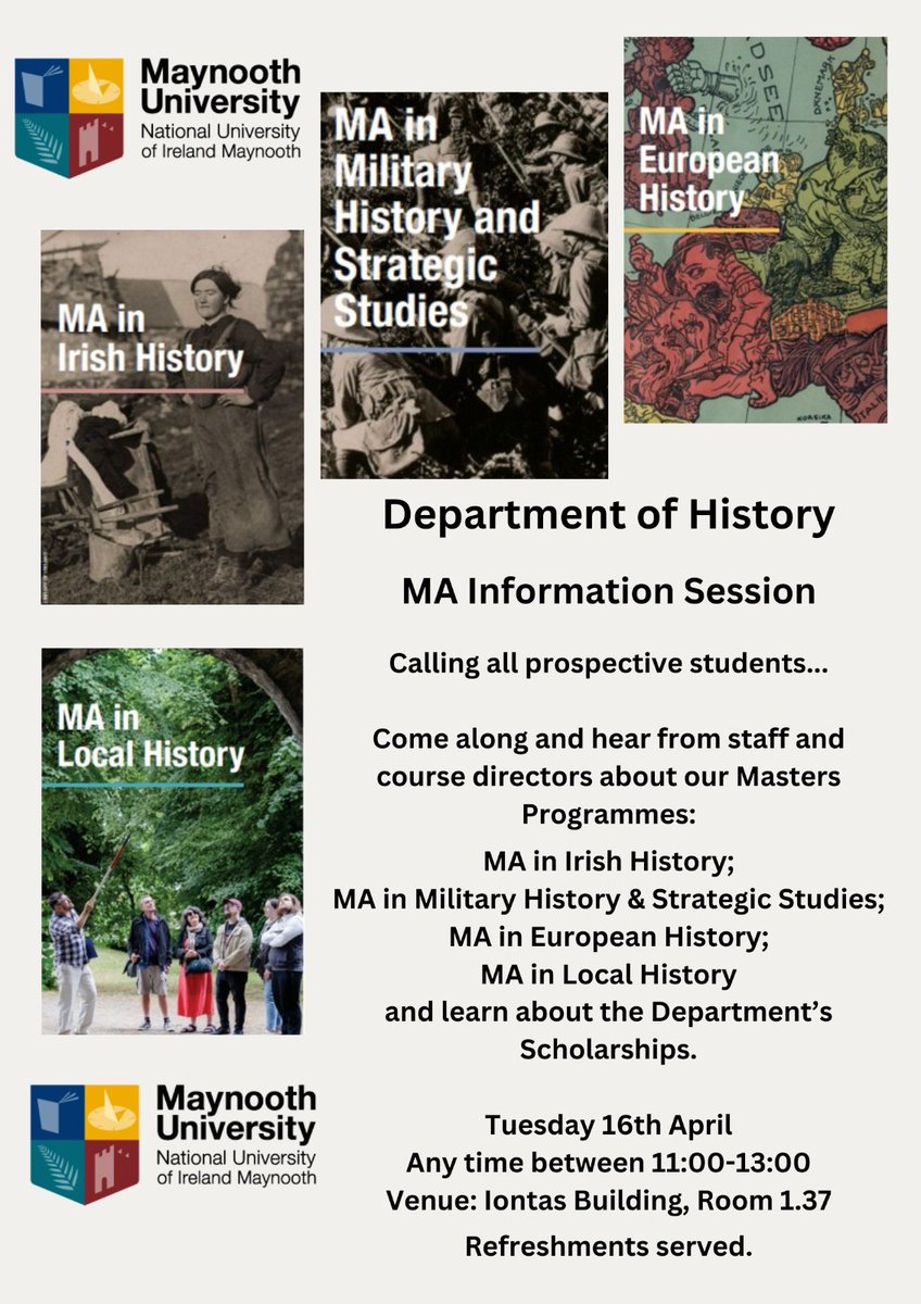 Are you interested in doing a Masters with us? Information session next Tues, 16 April from 11am-1pm. Come along and meet with staff; learn about the various Masters programmes and our scholarship options. Refreshments served.