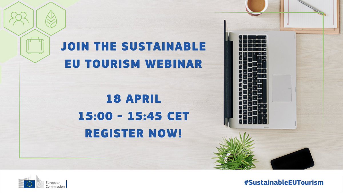 📢 Calling all EU #DMOs - join us on 18 April, 15:00-15:45 CET for a webinar on the #SustainableEUTourism initiative 🏖️ Register now: events.teams.microsoft.com/.../2c2d2365-d…... Let's drive positive change in EU tourism together! #EUTravel