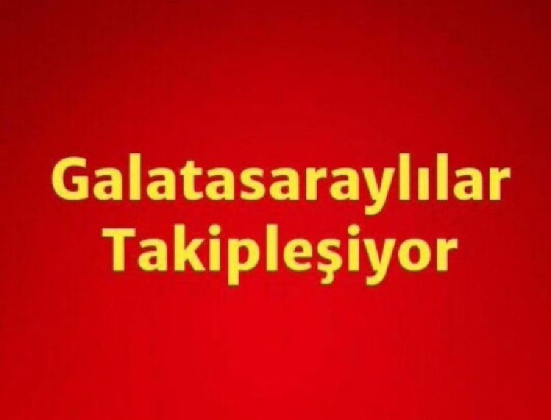Galatasaray tayfaya hizmet twitidir. Beğenen paylaşan herkes birbirini takip etsin. Gt var.