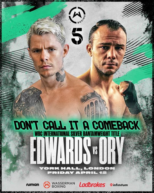 2024.04.12 Charlie Edwards vs Georges Ory  vacant International WBC Silver coqs
#EdwardsOry #boxing