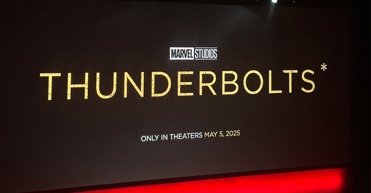Marvel's THUNDERBOLTS* Title Gets an Interesting Logo Tweak Link: geektyrant.com/news/marvels-t…