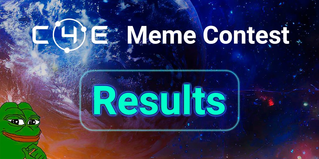 The #C4E Meme Contest is now over! Below we are publishing the list of winners: 🏆 First Prize: 3000 C4E - @TechVVV 🥇Second Prize: 2000 C4E - @ApeironNodes 🎲 Third Prize: 1000 C4E - @KingOG103 Winners please DM us @Chain4Energy to claim your rewards.