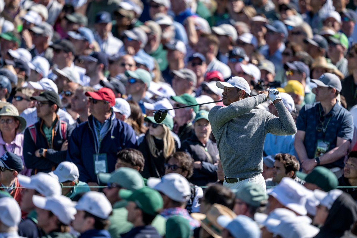 Second-round scenes. #themasters