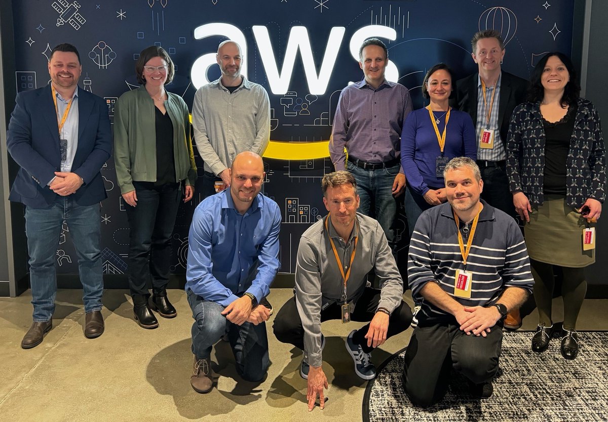 Thanks for the visit, @bookingcom team & great to see you all in Seattle. Excited about our work together using the power of AI to help travelers book their dream vacations. @awscloud is proud to support your mission of making it easier for everyone to experience the world.🌎