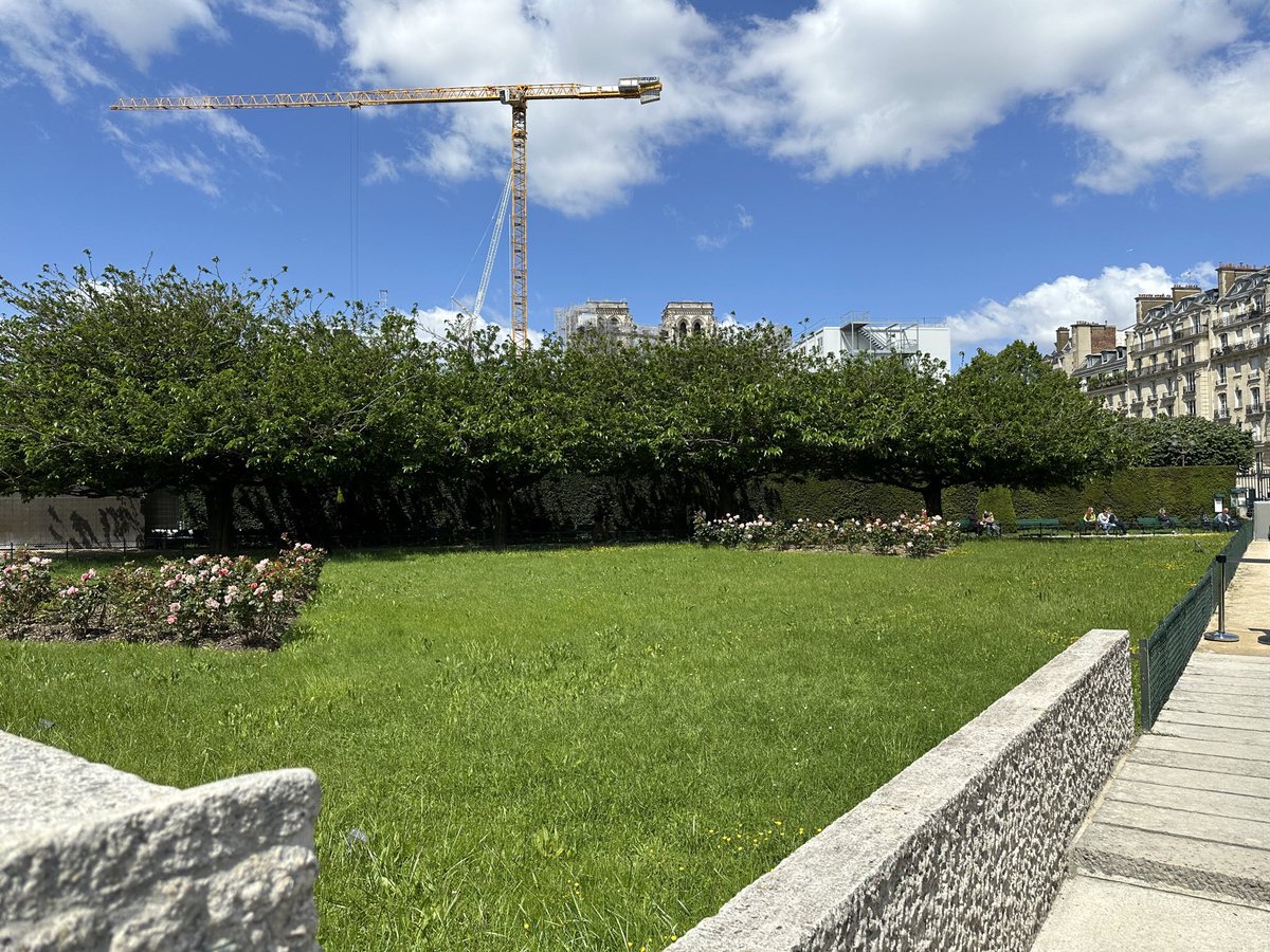 Le Mémorial des martyrs de la Déportation, c’est aussi ce jardin que vous allez bientôt tronquer et ouvrir sur l’extérieur en supprimant les haies d’ifs, une partie de la pelouse et en construisant ici un belvédère et un espace pour organiser divers événements toute l’année. 🥳