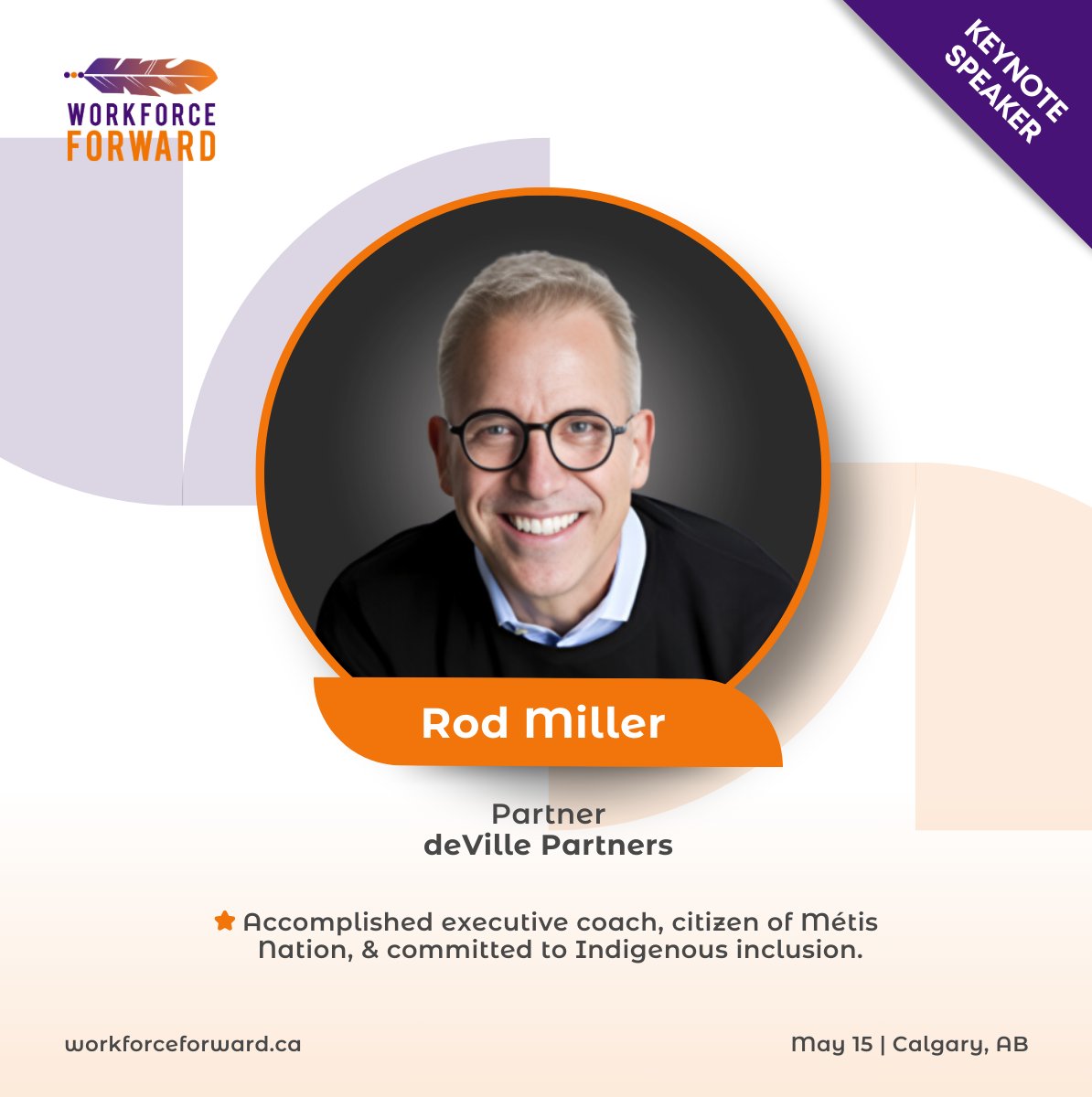 "Everyone has an opportunity to move from words to action."

👏👏 Help us in welcoming Rod Miller!

🎫 Secure your spot at Alberta's largest gathering of Indigenous Inclusion experts and learners! Get your ticket 👉 hubs.la/Q02sJv610