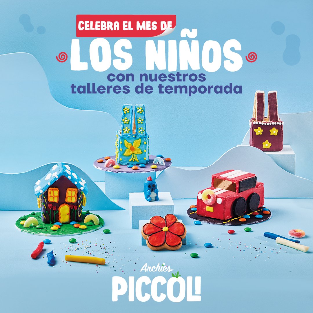 📍Una razón más para venir a Archies: 
Con nuestros talleres de temporada tus hijos aprenderán mientras se divierten... ¡Ven a celebrar el #MesDelNiño en Archies! 👼💕⁣​

¡Te esperamos! ✨⁣​

#MesDelNiño #ArchiesPiccoli  #ArchiesRazonesParaVernos #TallerInfantil