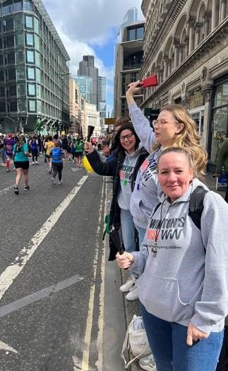 🎉 A BIG shout out and thank you to Lara from Colliers! Lara joined us at London Landmarks to help us cheer on our runners, your enthusiasm and energy really made such a difference, thank you so much for being an absolute star 🤩 Colliers - buff.ly/3DGEj15